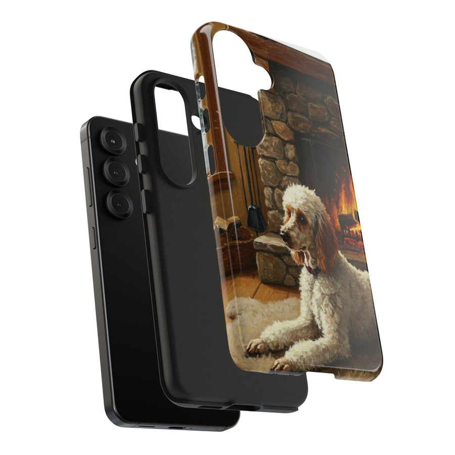 Poodle Phone Case — Acrylic Dog Art | iPhone 17/16/15 & Samsung | Dog Lover Gift