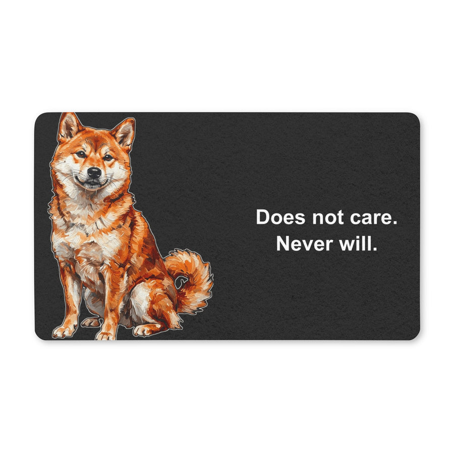 Shiba Inu Doormat | Cute Cartoon Dog Floor Mat | Shiba Lover Gift | Dog Mom Home Decor | Indoor Entryway Welcome Mat — primary view