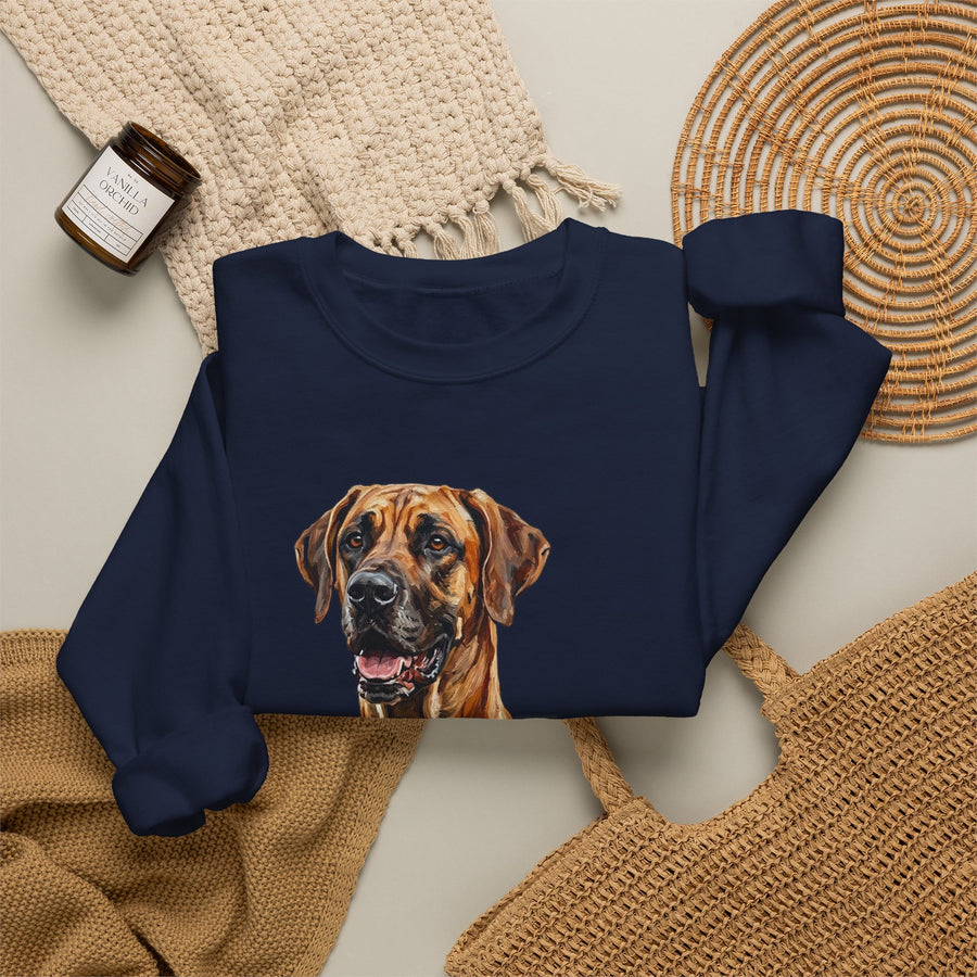 Great Dane Sweatshirt | Painterly Dog Art Crewneck | Great Dane Mom Gift | Cozy Pullover for Dog Lovers | Pet Portrait Apparel