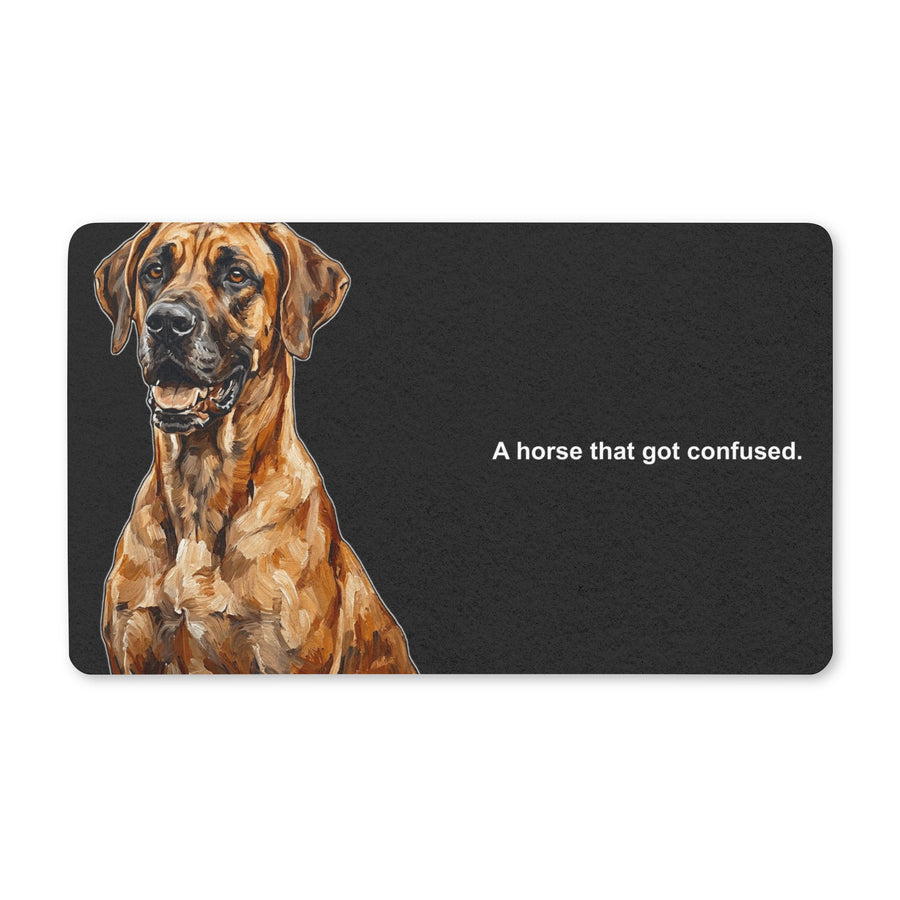 Great Dane Doormat | Cute Cartoon Dog Floor Mat | Great Dane Lover Gift | Dog Mom Home Decor | Indoor Entryway Welcome Mat — primary view