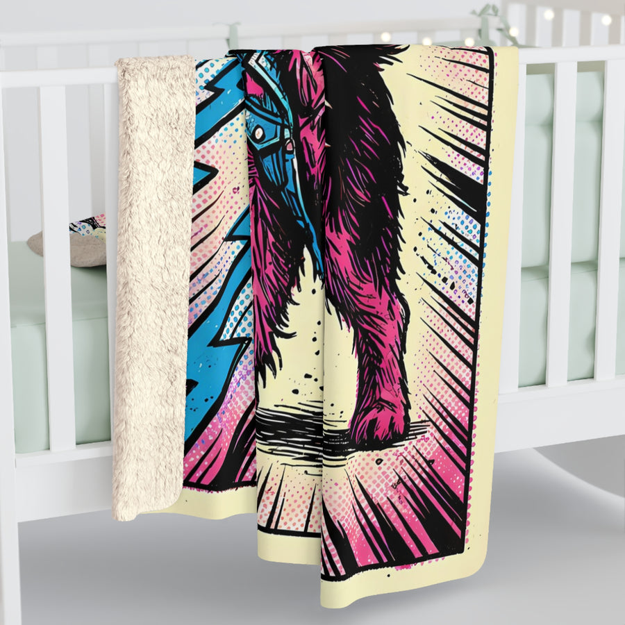 Yorkshire Terrier Comic Pop Art Throw Blanket | Premium Dog Art | Tritan
