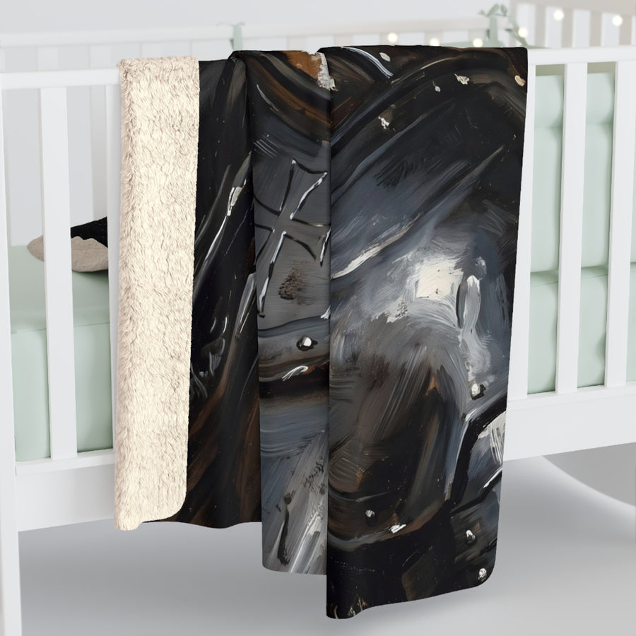 Boxer Medieval Knight Portrait Regal Throw Blanket | Premium Dog Art | Tritan