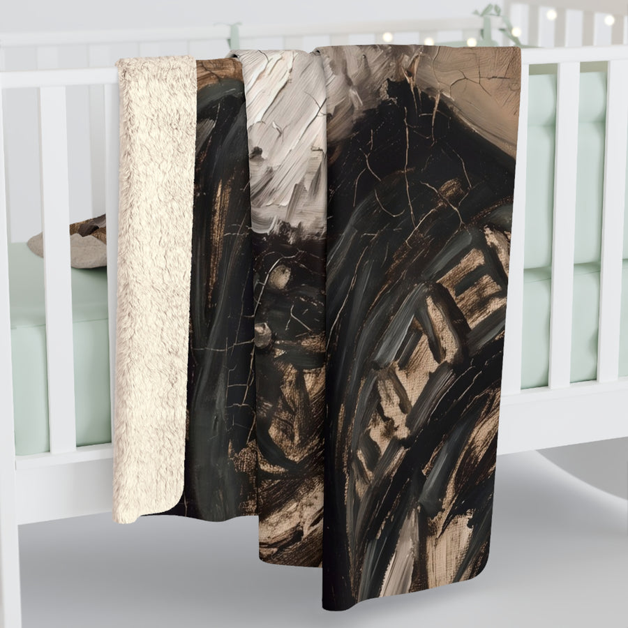 Australian Shepherd Renaissance Royal Portrait Regal Throw Blanket | Premium Dog Art | Tritan