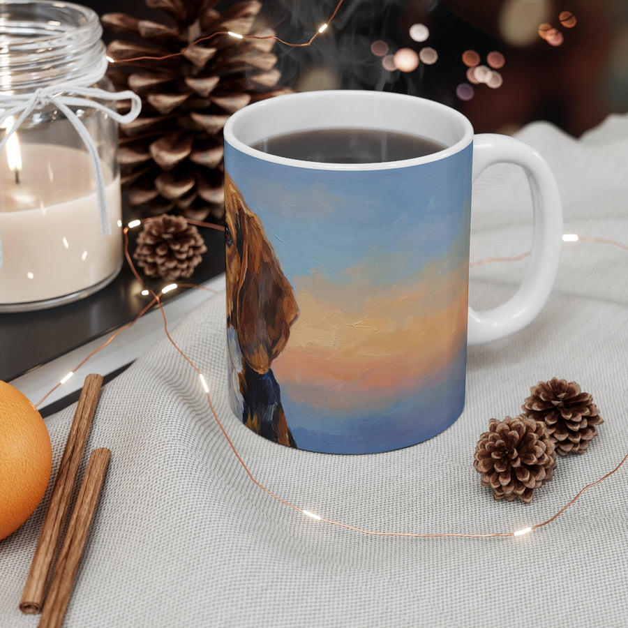 Beagle Acrylic ceramic mug by Tritan, context