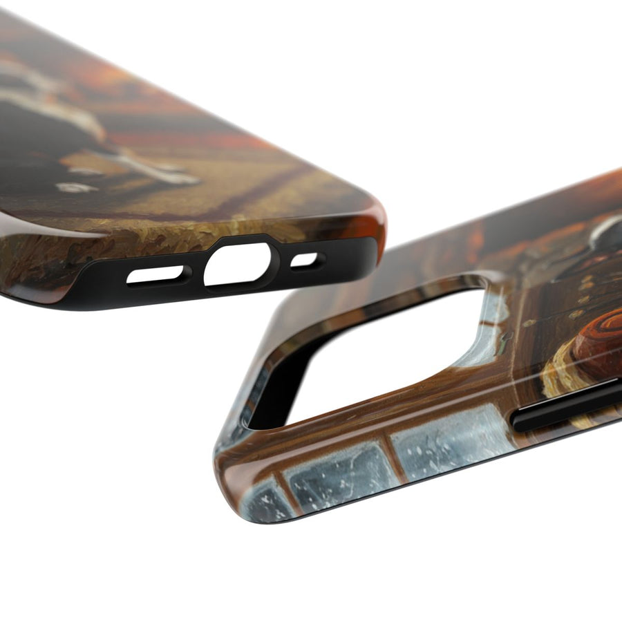 Boston Terrier Acrylic tough phone case by Tritan, side