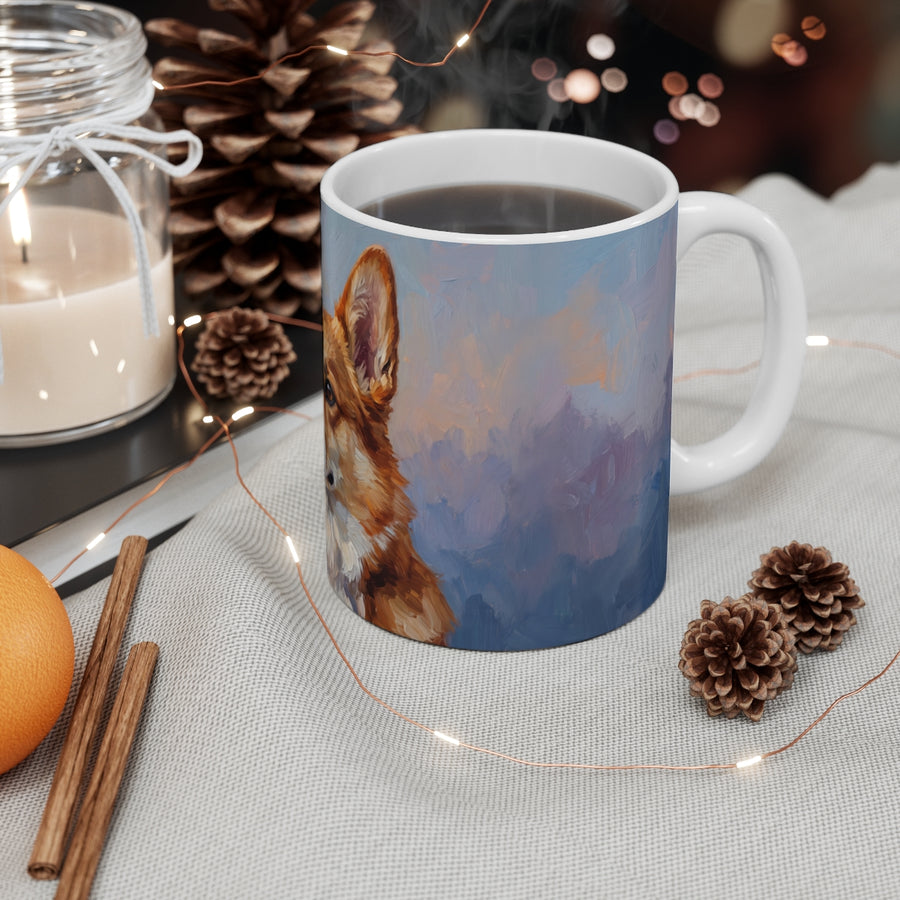 Corgi Acrylic ceramic mug by Tritan, context