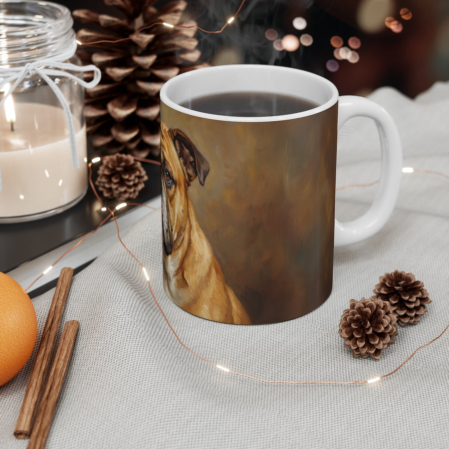 English Bulldog Acrylic ceramic mug by Tritan, context