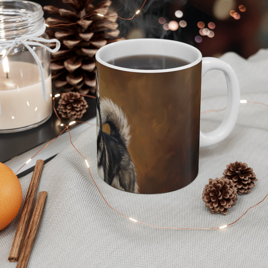 Siberian Husky Acrylic ceramic mug by Tritan, context
