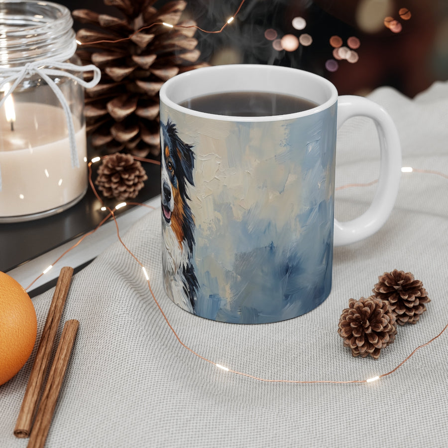 Australian Shepherd Acrylic ceramic mug by Tritan, context