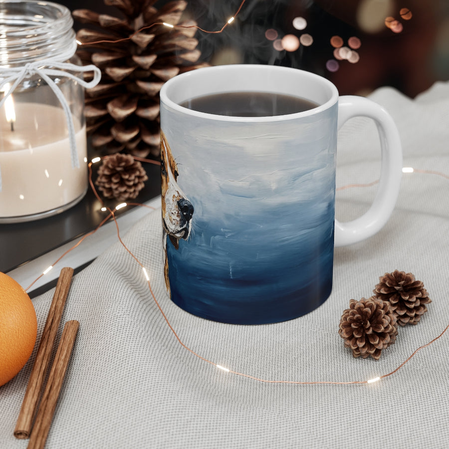 Beagle Acrylic ceramic mug by Tritan, context
