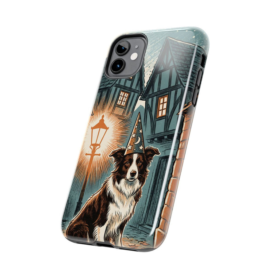 Collie Halloween tough phone case by Tritan, side