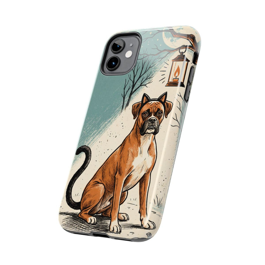 Boxer Halloween tough phone case by Tritan, side