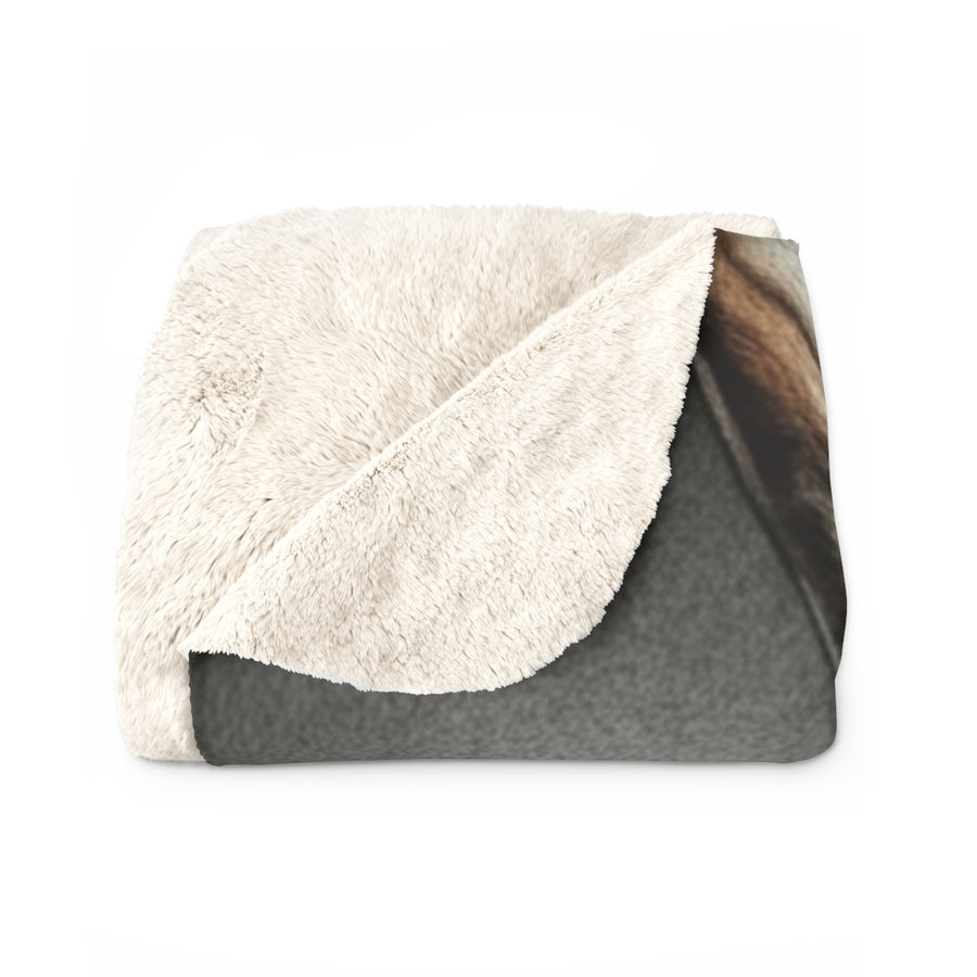 Corgi Charcoal Portrait Throw Blanket | Premium Dog Prints | Tritan