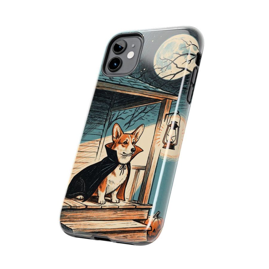 Pembroke Welsh Corgi Halloween tough phone case by Tritan, side