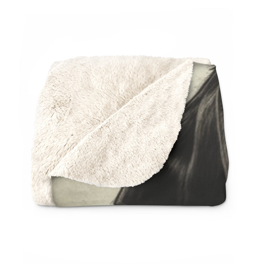 Dachshund Charcoal Portrait Throw Blanket | Premium Dog Prints | Tritan