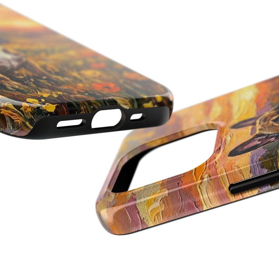French Bulldog Acrylic tough phone case by Tritan, side