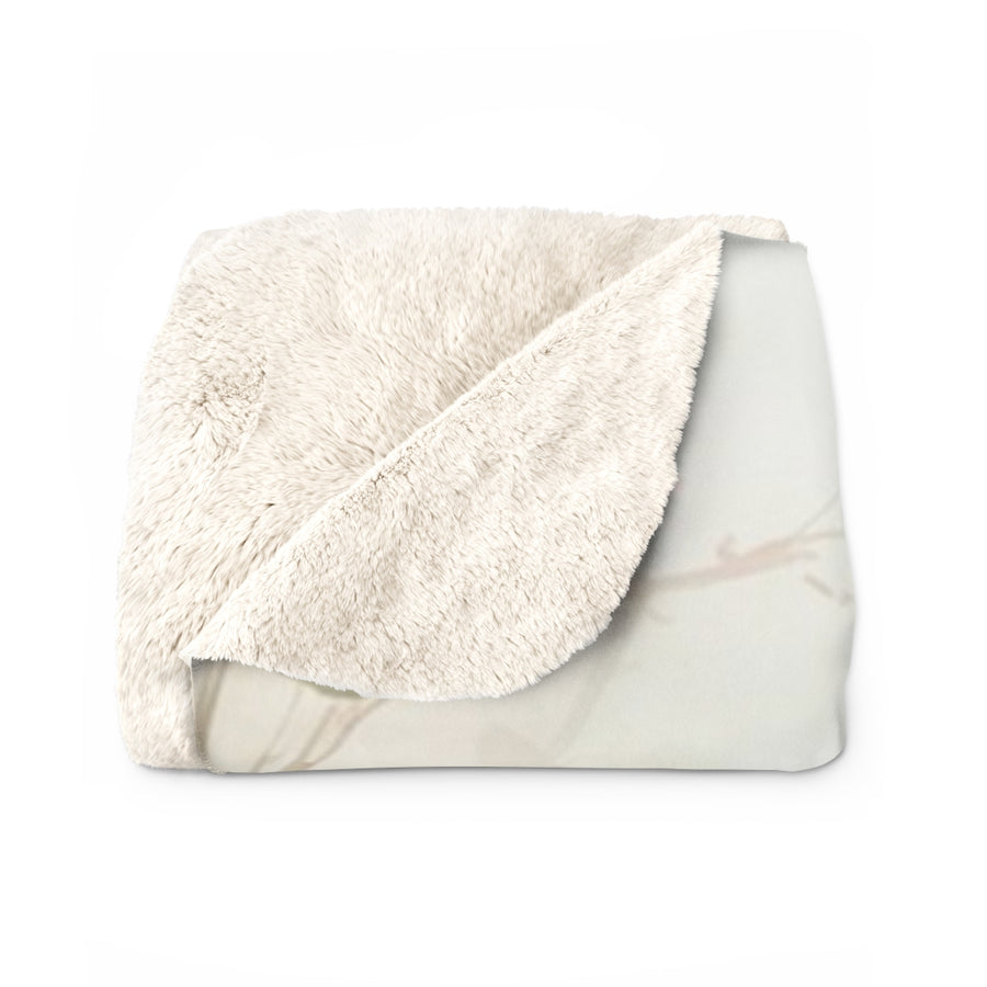 French Bulldog Watercolor Rain Garden Throw Blanket | Premium Dog Prints | Tritan