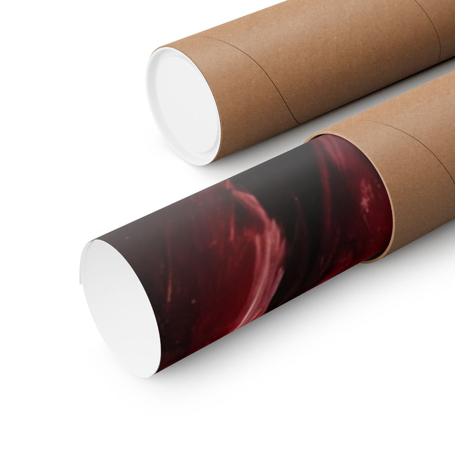 Pomeranian Kings & Queens matte poster print by Tritan, shipping tube