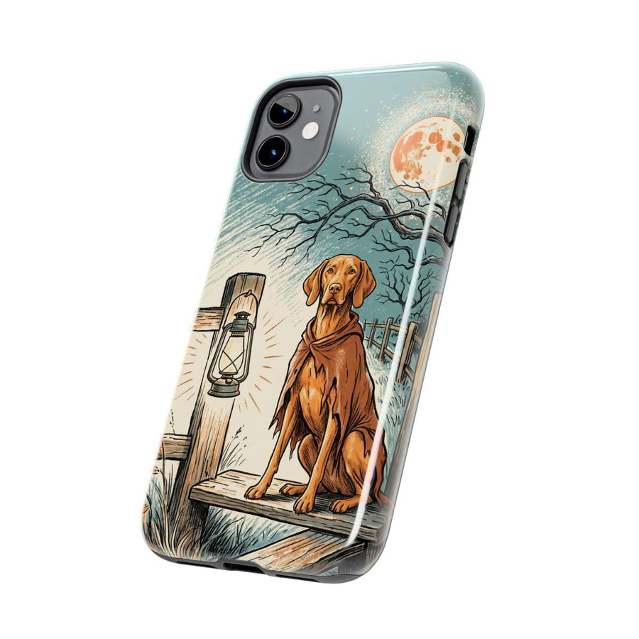 Vizsla Halloween tough phone case by Tritan, side