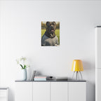 Cane Corso Oil Painting Soccer Portrait Canvas Wall Art | Dog Lover Gift | Athletic Pet Decor