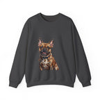 French Bulldog Sweatshirt | Painterly Dog Art Crewneck | Frenchie Mom Gift | Cozy Pullover for Dog Lovers | Pet Portrait Apparel