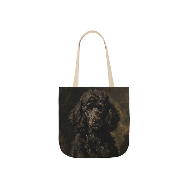 Standard Poodle Tote Bag | Painterly Dog Art Canvas Tote | Poodle Mom Gift | Dog Lover Market Bag | Pet Portrait Accessory