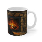 Acrylic Beagle - Winter Hearth | Ceramic Mug 11oz