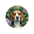 Beagle Watercolor Garden Peek Gift Set — Mug + Coaster + Sticker | Tritan