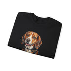 Beagle Sweatshirt | Painterly Dog Art Crewneck | Beagle Mom Gift | Cozy Pullover for Dog Lovers | Pet Portrait Apparel