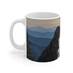 Acrylic Bernese Mountain Dog - Mountain Overlook | Ceramic Mug 11oz