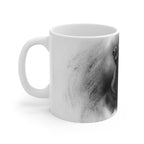 Boxer Charcoal Portrait Ceramic Mug 11oz | Premium Dog Art | Tritan