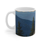 Acrylic Australian Shepherd - Mountain Overlook | Ceramic Mug 11oz