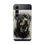 Charcoal Rottweiler Rottweiler Tough Phone Case - Rottweiler pride — gentle giants deserve great art — view 20 of 103