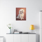 Maltese — Painted Portrait Canvas (Style B)