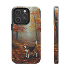 Acrylic Beagle - Autumn Woods | Tough Phone Case
