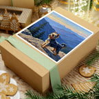 Acrylic Yorkshire Terrier - Mountain Overlook | Kiss-Cut Stickers