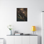 Labrador Retriever Renaissance Royal Portrait Canvas Wall Art, Regal Dog Painting, Labrador Retriever Lover Gift, Stretched Canvas