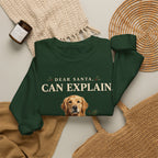 Golden Retriever Dear Santa Christmas Sweatshirt — view 4
