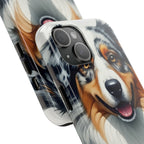 Australian Shepherd Watercolor Wildflower Field Phone Case | Premium Dog Prints | Tritan — view 14 of 28