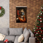 Boxer Kings & Queens Royal Portrait Matte Poster, Regal Dog Art Print, Boxer Lover Gift, Wall Art