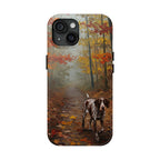 Acrylic German Shorthaired Pointer - Autumn Woods | Tough Phone Case