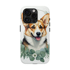 Corgi Watercolor Botanical Wreath Phone Case | Premium Dog Prints | Tritan — view 6 of 28
