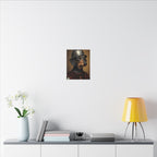 Dachshund Medieval Knight Portrait Canvas Wall Art, Regal Dog Painting, Dachshund Lover Gift, Stretched Canvas