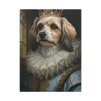 Havanese Kings & Queens Royal Portrait Canvas Wall Art, Regal Dog Painting, Havanese Lover Gift, Stretched Canvas