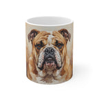 English Bulldog Cozy Set — 2-Piece Blanket + Mug Gift Set | Autumn Woods | Tritan
