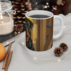 On the Clock Rottweiler Ceramic Mug | Tritan
