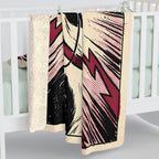 Boston Terrier Comic Pop Art Throw Blanket | Premium Dog Art | Tritan