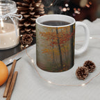 Acrylic Bernese Mountain Dog - Autumn Woods | Ceramic Mug 11oz