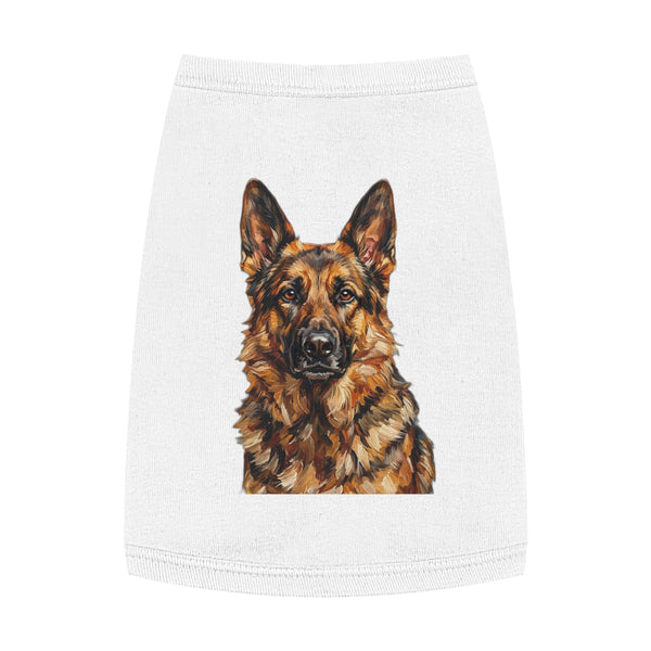 German Shepherd Dog Shirt | Painterly Pet Tee | Matching Dog & Owner Set | German Shepherd Lover Gift | Cute Dog Apparel