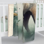 Poodle Watercolor Rain Garden Throw Blanket | Premium Dog Prints | Tritan — detail view